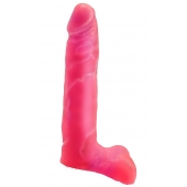 Розовая насадка-фаллос для трусиков Harness - 16,5 см. - LOVETOY (А-Полимер) - купить с доставкой в Долгопрудном