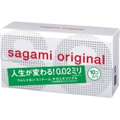Ультратонкие презервативы Sagami Original 0.02 - 10 шт. - Sagami - купить с доставкой в Долгопрудном