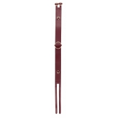 Бордовый ремень Halo Waist Belt - размер L-XL - Shots Media BV - купить с доставкой в Долгопрудном
