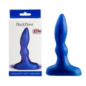 Синий анальный стимулятор Beginners p-spot massager - 11 см. - Lola Games - в Долгопрудном купить с доставкой