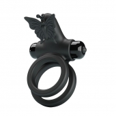 Черное эрекционное виброкольцо Passionate Ring IX - Baile - в Долгопрудном купить с доставкой