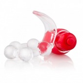 Виброкольцо с язычком и красным виброэлементом Overtime - Screaming O - в Долгопрудном купить с доставкой