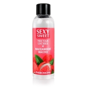 Массажное масло Sexy Sweet Nectar Lychee с феромонами и ароматом личи - 75 мл. - Биоритм - купить с доставкой в Долгопрудном