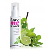 Съедобное согревающее массажное масло Love Me Tender Mojito с ароматом мохито - 100 мл. - Love to Love - купить с доставкой в Долгопрудном
