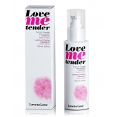 Съедобное согревающее массажное масло Love Me Tender Cotton Candy с ароматом сладкой ваты - 100 мл. - Love to Love - купить с доставкой в Долгопрудном