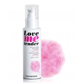 Съедобное согревающее массажное масло Love Me Tender Cotton Candy с ароматом сладкой ваты - 100 мл. - Love to Love - купить с доставкой в Долгопрудном