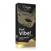 Съедобный гель Dual Vibe Pina Colada с эффектом вибрации и вкусом коктейля пина колада - 15 мл. - ORGIE - купить с доставкой в Долгопрудном