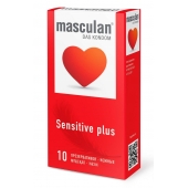 Презервативы Masculan Sensitive plus - 10 шт. - Masculan - купить с доставкой в Долгопрудном