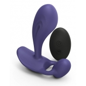 Темно-синий вибромассажер Witty P G Vibrator with Remote Control - Love to Love - в Долгопрудном купить с доставкой