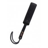 Черный кожаный пэддл - 37 см. - Pecado - купить с доставкой в Долгопрудном