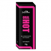Гель для оральных ласк Oral Hot с согревающим эффектом - 15 гр. - HotFlowers - купить с доставкой в Долгопрудном