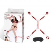Красная фиксация на матрас Classic Bedspreader - Lux Fetish - купить с доставкой в Долгопрудном