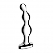 Стальной анальный фаллоимитатор для простаты Stainless Steel Anal Beads - 13 см. - b-Vibe - в Долгопрудном купить с доставкой