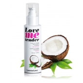 Съедобное согревающее массажное масло Love Me Tender Cocos с ароматом кокоса - 100 мл. - Love to Love - купить с доставкой в Долгопрудном