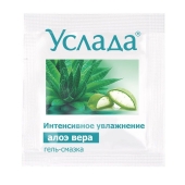 Гель-смазка «Услада с алоэ» - 3 гр. - Биоритм - купить с доставкой в Долгопрудном