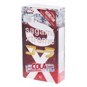 Ароматизированные презервативы Sagami Xtreme COLA - 10 шт. - Sagami - купить с доставкой в Долгопрудном