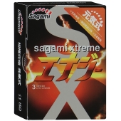 Презервативы Sagami Xtreme ENERGY с ароматом энергетика - 3 шт. - Sagami - купить с доставкой в Долгопрудном