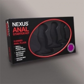 Набор из 3 массажеров простаты чёрного цвета NEXUS ANAL STARTER KIT - Nexus Range - в Долгопрудном купить с доставкой
