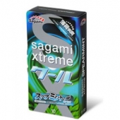 Презервативы Sagami Xtreme Mint с ароматом мяты - 10 шт. - Sagami - купить с доставкой в Долгопрудном