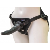 Комплект из трусиков Harness и двух насадок - 20,5 и 18 см. - LOVETOY (А-Полимер) - купить с доставкой в Долгопрудном