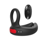 Черное эрекционное виброкольцо Cock Ring с пультом ДУ - I-MOON - в Долгопрудном купить с доставкой