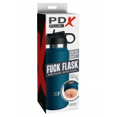 Мастурбатор-вагина в синей колбе F*ck Flask - Pipedream - в Долгопрудном купить с доставкой