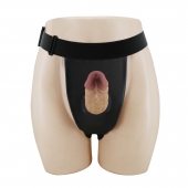 Полый страпон на регулируемых трусиках Houston - 17,5 см. - Baile - купить с доставкой в Долгопрудном