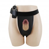 Полый вибрострапон на регулируемых трусиках Draven - 17,5 см. - Baile - купить с доставкой в Долгопрудном