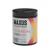 Анатомические презервативы MAXUS Sensual - 15 шт. - Maxus - купить с доставкой в Долгопрудном