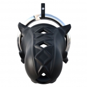 Черный замок верности Extreme Silicone Cock Blocker - Pipedream - купить с доставкой в Долгопрудном