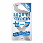 Презервативы Sagami Xtreme Ultrasafe с двойным количеством смазки - 10 шт. - Sagami - купить с доставкой в Долгопрудном