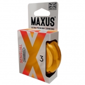 Презервативы анатомической формы Maxus Sensual - 3 шт. - Maxus - купить с доставкой в Долгопрудном