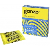Классические презервативы с обильной смазкой Ganzo Classic - 3 шт. - Ganzo - купить с доставкой в Долгопрудном