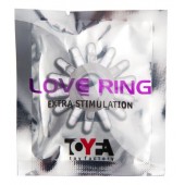 Прозрачное гелевое эрекционное кольцо с шипиками - Toyfa Basic - в Долгопрудном купить с доставкой