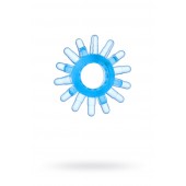 Голубая гелевая насадка с шипиками - Toyfa Basic - в Долгопрудном купить с доставкой