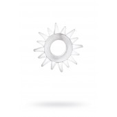 Прозрачное гелевое эрекционное кольцо-солнце - Toyfa Basic - в Долгопрудном купить с доставкой