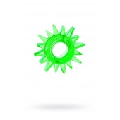 Зеленое эрекционное кольцо-солнце - Toyfa Basic - в Долгопрудном купить с доставкой
