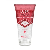 Интимный гель-смазка на водной основе Lubrimax Magic Strawberry - 75 мл. - ИнтелБИО - купить с доставкой в Долгопрудном