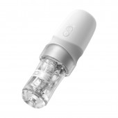 Белый автоматический мастурбатор Extra Sauce - Sauce - в Долгопрудном купить с доставкой