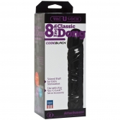 Насадка-фаллоимитатор Vac-U-Lock CodeBlack 8 Inch Classic Dong - 19,3 см. - Doc Johnson - купить с доставкой в Долгопрудном