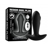 Черный массажер простаты с вибрацией, эффектом маятника и пультом ДУ - Secwell - в Долгопрудном купить с доставкой