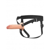 Полый страпон на ремнях 6’’ Hollow Silicone Strap-on - Pipedream - купить с доставкой в Долгопрудном