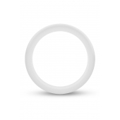 Белое люминесцентное эрекционное кольцо Silicone Glo Cock Ring - Blush Novelties - в Долгопрудном купить с доставкой
