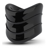 Черное эрекционное кольцо на мошонку Beef Ball Stretcher Snug X Long - Blush Novelties - в Долгопрудном купить с доставкой