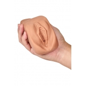 Маструбатор-вагина с вибрацией Soft   Wet Renata Realistic Tan Masturbator - Blush Novelties - в Долгопрудном купить с доставкой