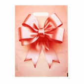 Пакет с принтом в виде банта с вырубной ручкой (30х40 см) - Сима-Ленд - купить с доставкой в Долгопрудном