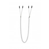 Зажимы на соски «Вилки» на цепочке - Pecado - купить с доставкой в Долгопрудном