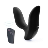 Черный вибромассажер простаты 3,5’’ Remote Control Curve P-spot Massager - 12 см. - Erokay - в Долгопрудном купить с доставкой