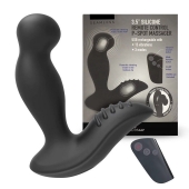 Черный вибромассажер простаты 3,5’’ Remote Control P-spot Massager - 12,5 см. - Erokay - в Долгопрудном купить с доставкой