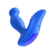 Синий вибромассажер простаты 3,5’’ Remote Control P-spot Massager - 12,5 см. - Erokay - в Долгопрудном купить с доставкой